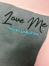 Load image into Gallery viewer, PRACTICALLY IMPERFECT - Love Me XL Charcoal T-Shirt
