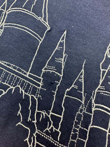 PRACTICALLY IMPERFECT - Castle is Home Small Navy T-Shirt