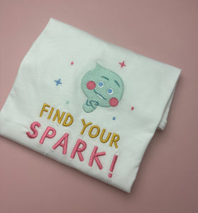 PRACTICALLY IMPERFECT - Your Spark Small White T-Shirt