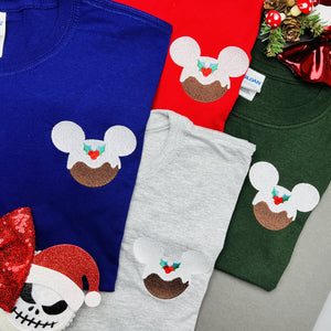 Festive Mouse Pudding - T-Shirt Child