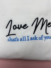 Load image into Gallery viewer, PRACTICALLY IMPERFECT - Love Me WHITE TSHIRT MEDIUM
